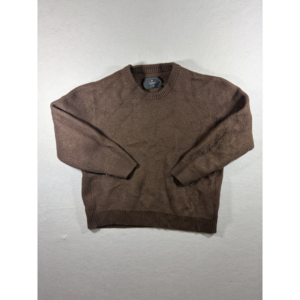 Reigning Champ Men's Brown Sweater  TEXTURED BOUCLE TURF WOOL  XXL  Cozy Lounge